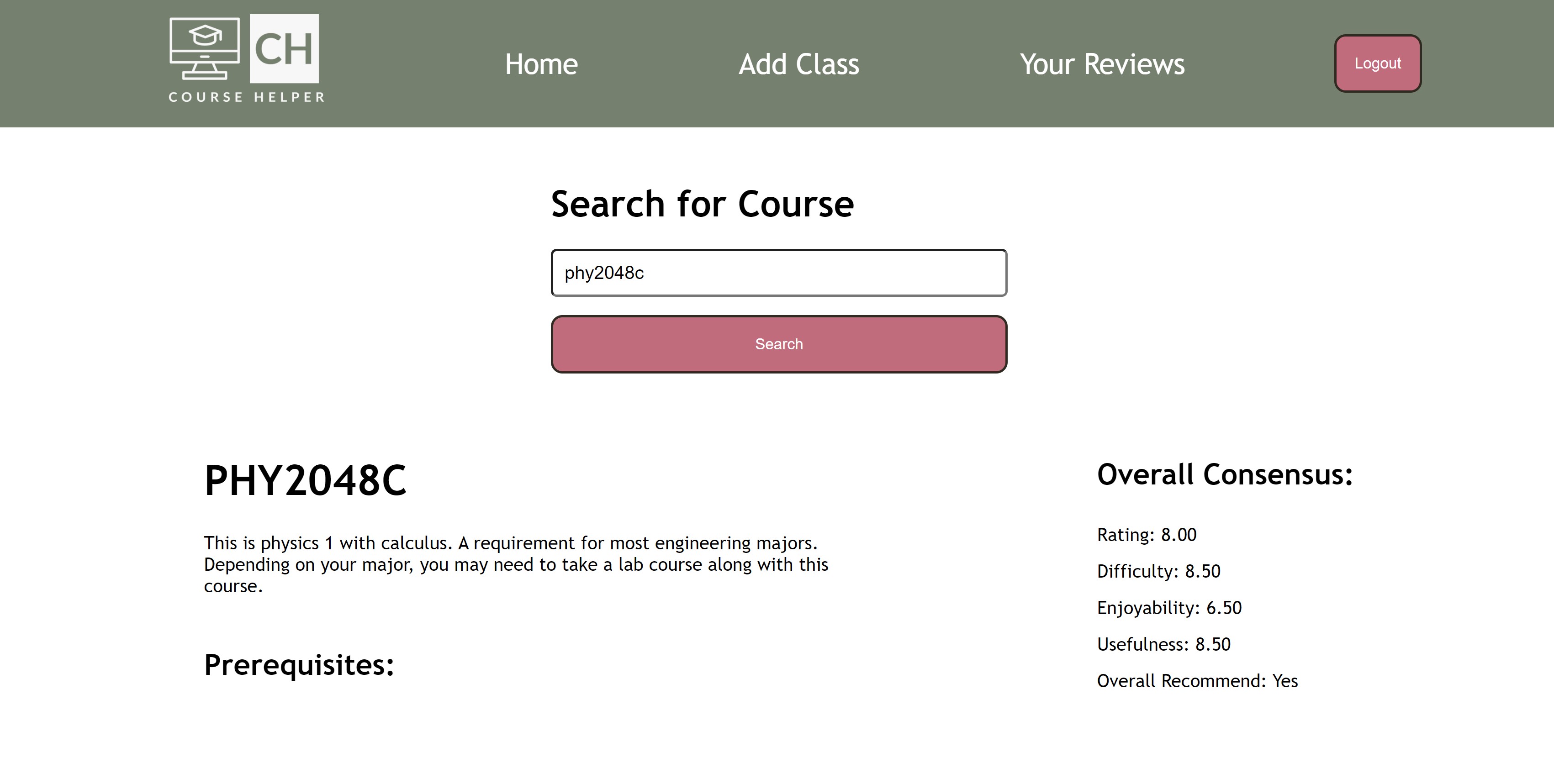 course helper website