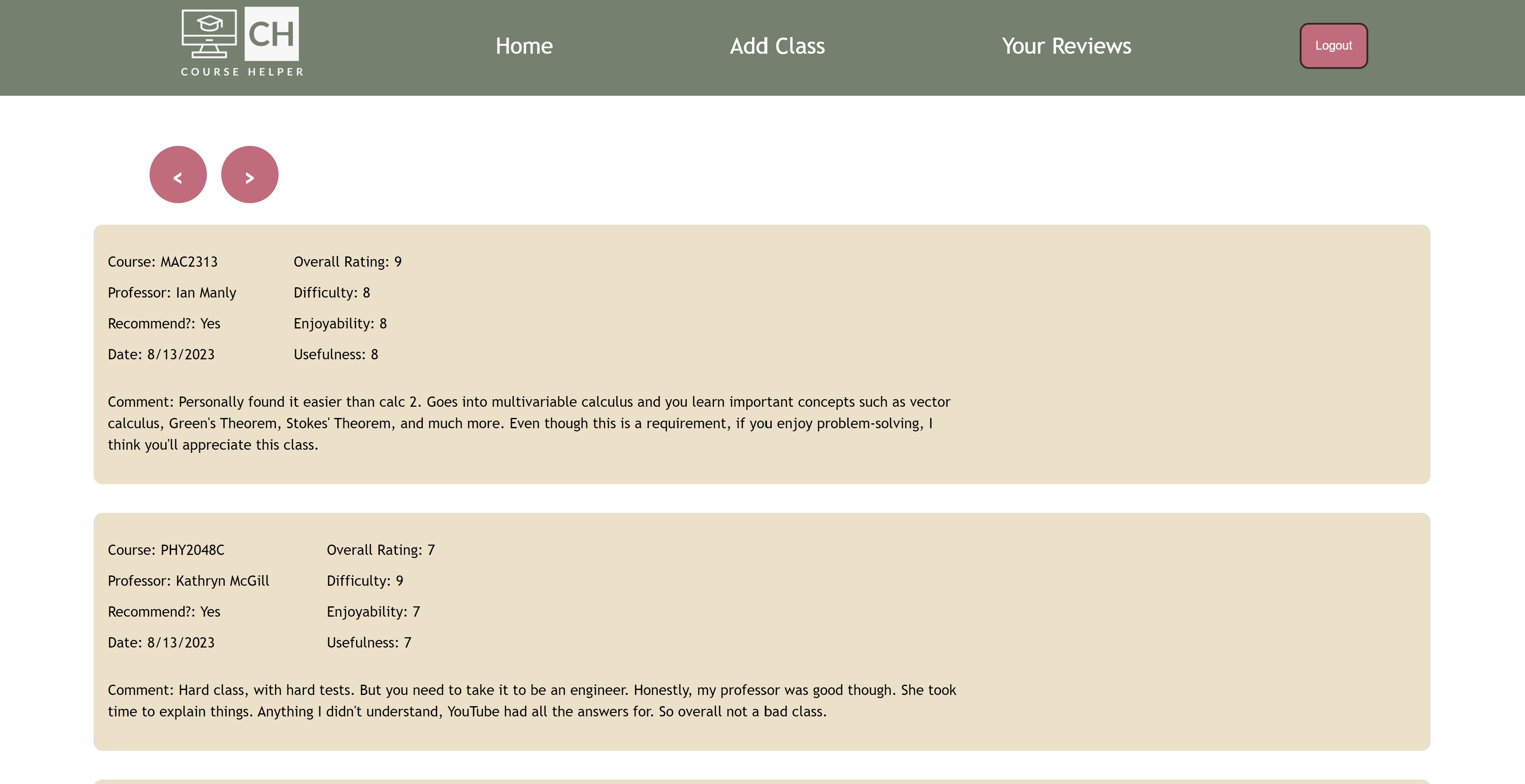 course helper website